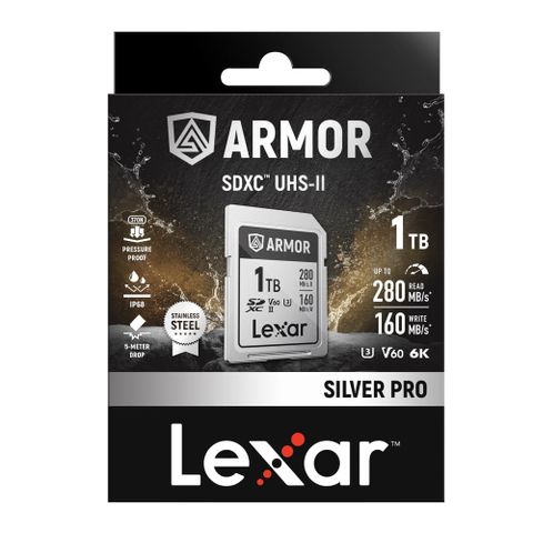  Thẻ nhớ Lexar Armor Silver Pro SDXC UHS-II V60 1TB 
