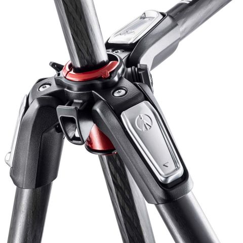  Chân máy ảnh Manfrotto 055 Carbon Fiber 3-Sections Tripod Black 