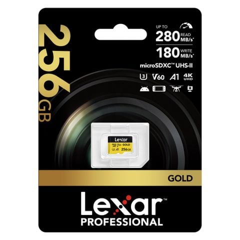  Thẻ nhớ Lexar Gold microSDXC UHS-II V60 256GB 