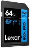  Thẻ nhớ Lexar 64GB High-Performance 800x PRO UHS-I SDHC card V30 