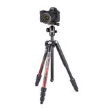  Bộ chân máy ảnh Manfrotto Element Mark II Aluminium 4-Sections Tripod Red 