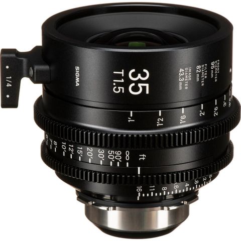  Ống kính Cine Sigma 35mm T1.5 FF High Speed Prime với /i Technology ngàm PL (Feet) 