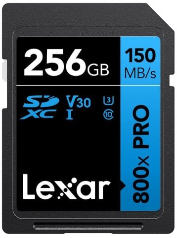  Thẻ nhớ Lexar Professional 800x Pro SDXC UHS-I V30 256GB 