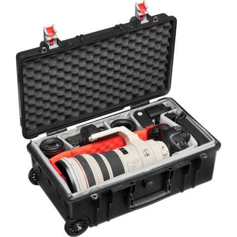  Vali máy ảnh Manfrotto Pro Light Reloader Tough-55 HighLid; Roller Black 