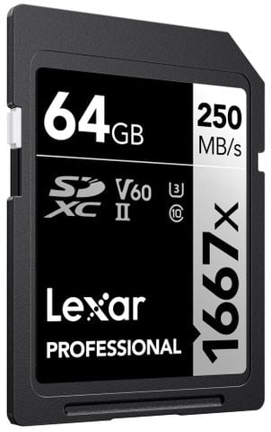 Thẻ nhớ Lexar Professional 1667x SDXC UHS-II V60 64GB