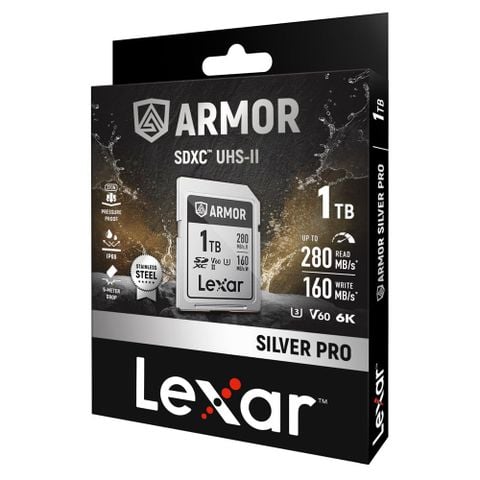  Thẻ nhớ Lexar ARMOR SILVER PRO UHS-II SDXC Card V60 