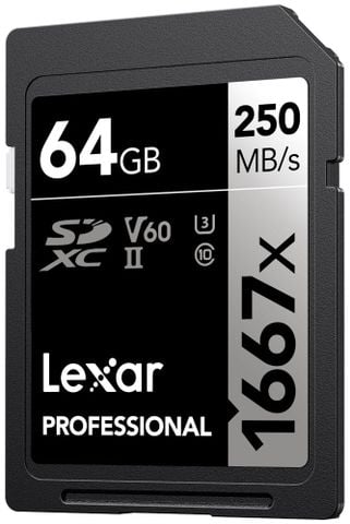  Thẻ nhớ Lexar Professional 1667x UHS-II SDXC Card V60 