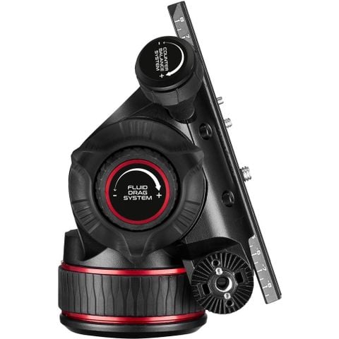 Bộ chân máy Manfrotto 612 Nitrotech Fluid Video Head and Aluminum Twin Leg Tripod with Middle Spreader