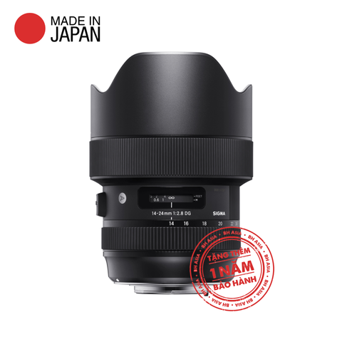  Ống kính Sigma 14-24mm F2.8 DG HSM Art ngàm Canon EF 