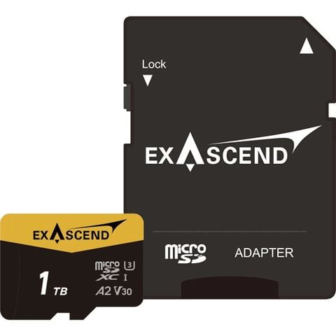  Thẻ nhớ Exascend 1TB Catalyst UHS-I Micro SD card V30 kèm adapter 