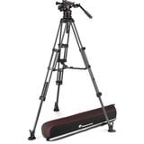  Bộ chân máy Manfrotto Nitrotech 608 Fluid Video Head and Aluminum Twin Leg Tripod with Middle Spreader 