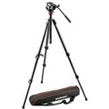  Bộ chân máy quay Manfrotto MVH500AH Fluid Head & 755CX3 Carbon Fiber single leg Tripod 