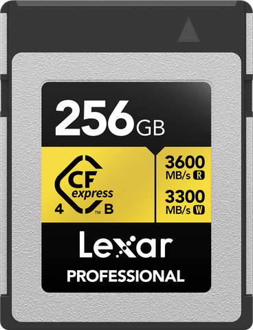 Thẻ nhớ Lexar Professional Gold CFexpress 4.0 Type B 256GB