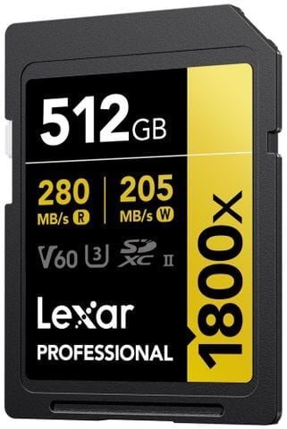  Thẻ nhớ Lexar Professional 1800x UHS-II SDXC Card V60 