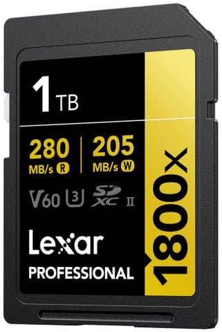  Thẻ nhớ Lexar Professional 1800x UHS-II SDXC Card V60 