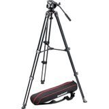  Bộ chân máy quay Manfrotto MVH500A & MVT502AM Aluminium Twin Leg Tripod (Middle Spreader) 