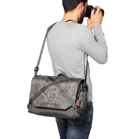  Túi máy ảnh Manfrotto Noreg Messenger-30 for DSLR/CSC (MB OL-M-30) Gray 