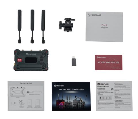  Bộ truyền tín hiệu video không dây Hollyland Pyro S 4K HDMI/SDI 