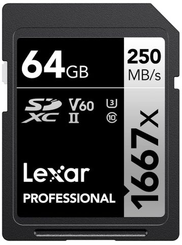  Thẻ nhớ Lexar Professional 1667x SDXC UHS-II V60 256GB 