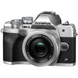 Bộ máy ảnh OM SYSTEM OM-D E-M10 Mark IV kèm ống kính M.Zuiko Digital ED 14-42mm F3.5-5.6 EZ (Silver)