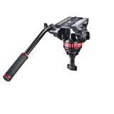  Bộ chân máy ảnh Manfrotto MVH502A Fluid Head & 546B Aluminium Tripod  Black (Sliding Plate) 