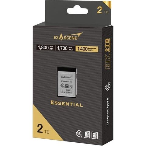  Thẻ nhớ CFexpress (Type B) - Essential - 2TB hiệu Exascend, model: EXPC3E002TB 
