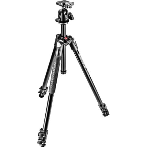  Bộ chân máy ảnh Manfrotto 290 Xtra Aluminium 3-Section Tripod Kit & Ball Head 