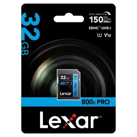  Thẻ nhớ Lexar 32GB High-Performance 800x PRO UHS-I SDHC card V10 