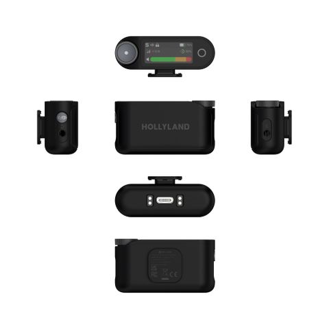  Bộ Micro không dây Hollyland LARK MAX 2 Solo (Camera RX) Space Gray 
