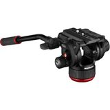  Bộ chân máy Manfrotto 504X Fluid Video Head & Aluminium Twin Tripod  Black (Mid-Level Spreader) 