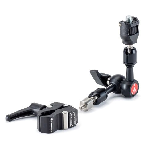  Tay nối Manfrotto Micro Variable Friction Arm, Anti-Rotation Attachment, Clamp 