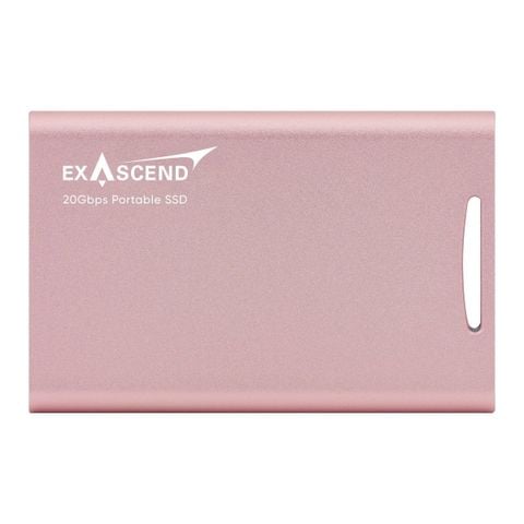 Ổ cứng gắn ngoài Element Portable SSD - 1TB vàng hồng, hiệu Exascend, model: EXU2S3M01TP0R