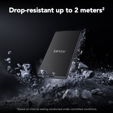  Ổ cứng di động Lexar SL300 Portable SSD Black 