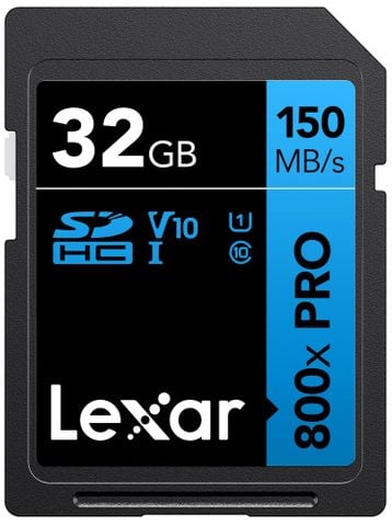  Thẻ nhớ Lexar 32GB High-Performance 800x PRO UHS-I SDHC card V10 