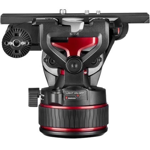  Bộ chân máy Manfrotto Nitrotech 612 Fluid Video Head and Aluminum Twin Leg Tripod with Ground Spreader 