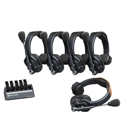  Bộ tai nghe liên lạc nội bộ không dây chống ồn Hollyland Solidcom SE-5S cho 5 người 
