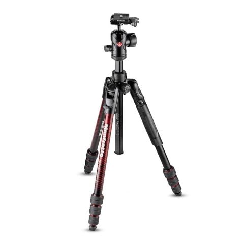  Bộ chân máy Manfrotto Befree Advanced Aluminium Travel Tripod &  Kit Ball Head Red 