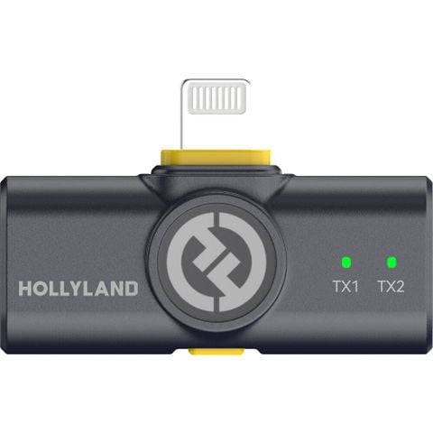  Bộ Micro không dây Hollyland Lark M2 Combo Duo (Camera RX, USB-C RX, Lightning RX) màu Shine Charcoal 