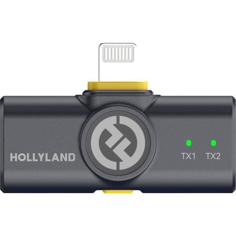  Bộ Micro không dây Hollyland Lark M2 (USB-C RX) Duo Lavalier màu Shine Charcoal 