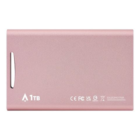 Ổ cứng gắn ngoài Element Portable SSD - 1TB vàng hồng, hiệu Exascend, model: EXU2S3M01TP0R
