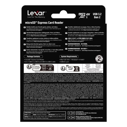  Đầu đọc thẻ nhớ Lexar micro SD Express 