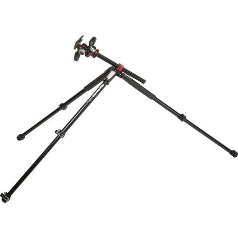  Bộ chân máy ảnh Manfrotto 055 Aluminium 3-Sections Tripod & 3-Way head Black 