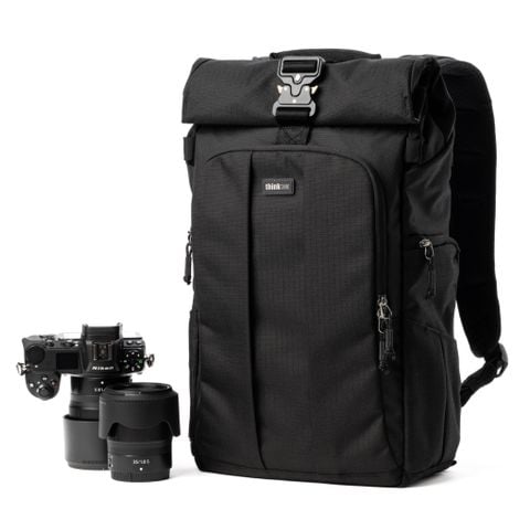 Balo máy ảnh Think Tank FocusPoint Rolltop 22L Asphalt Black