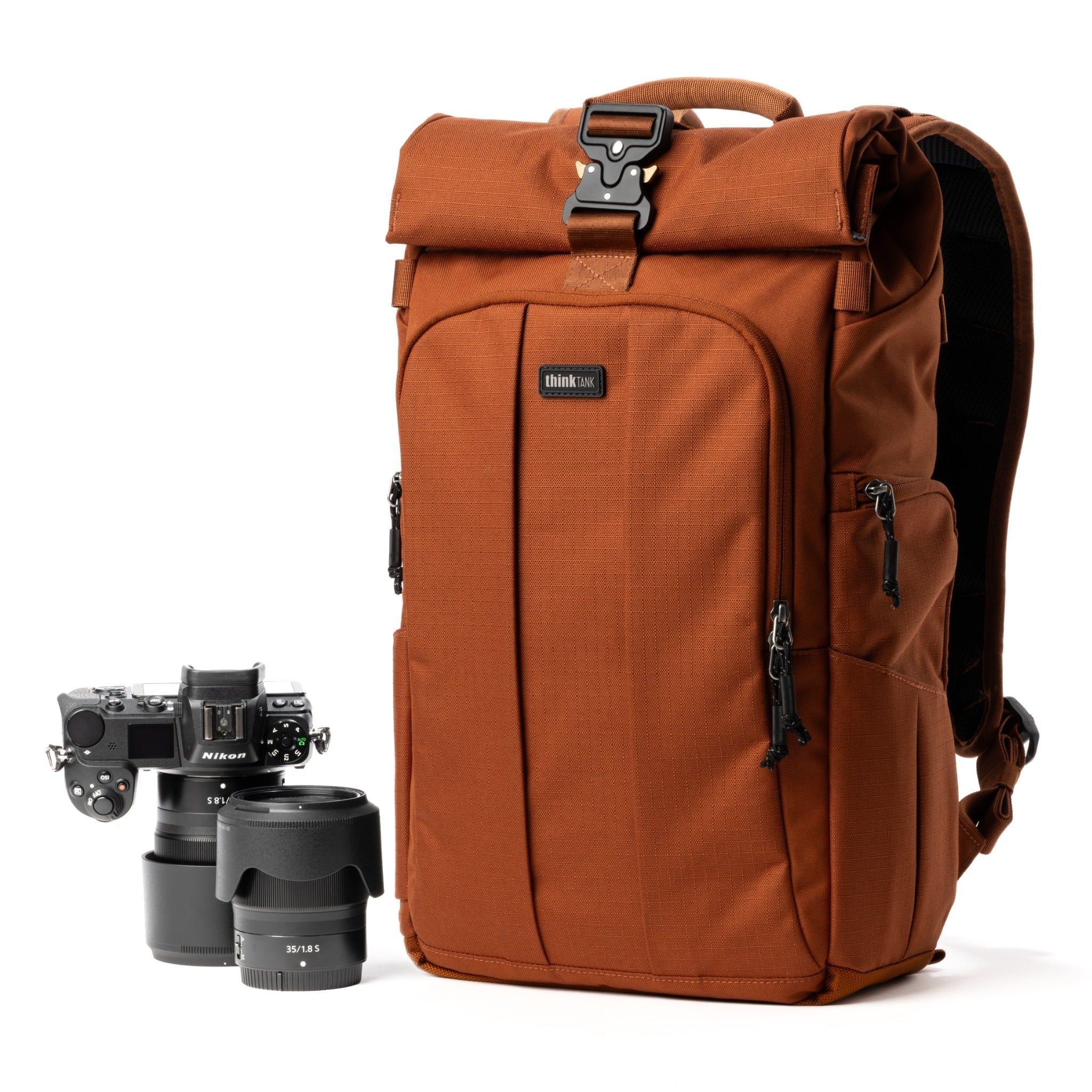 Balo máy ảnh Think Tank FocusPoint Rolltop 22L Urban Rust
