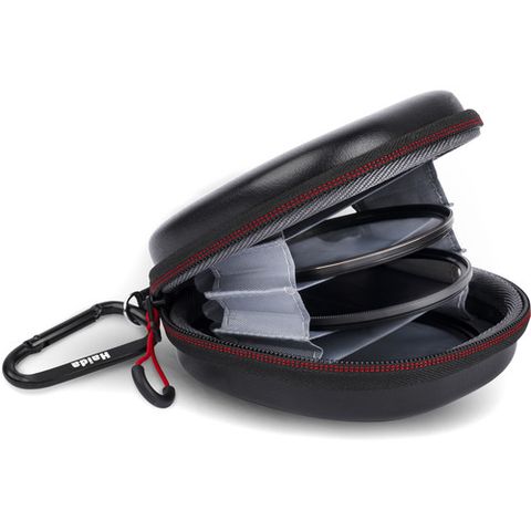  Hộp đựng kính lọc Haida (5 filter tròn đến 82mm + 2 thẻ SD) (đen) 