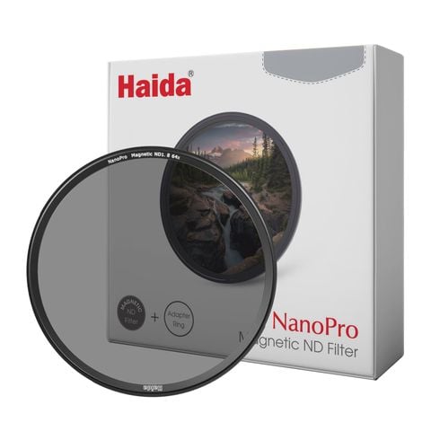  Kính lọc Haida NanoPro Magnetic ND1.8 (64x) Filter (With Adapter Ring) 