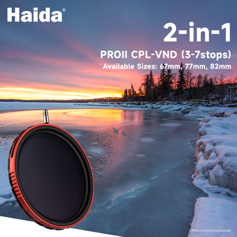  Kính lọc Haida PROII CPL-VND 2 in 1 Filter 