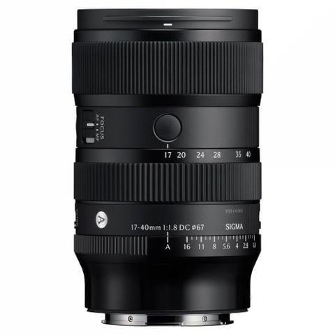 Ống kính Sigma AF 17-40mm F1.8 DC Art ngàm Sony E