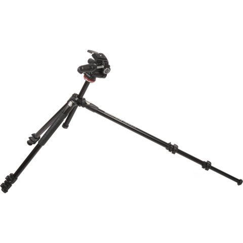  Bộ chân máy ảnh Manfrotto 290 Xtra Aluminium 3-Sections Tripod &  MH804 3-Way Head Black 