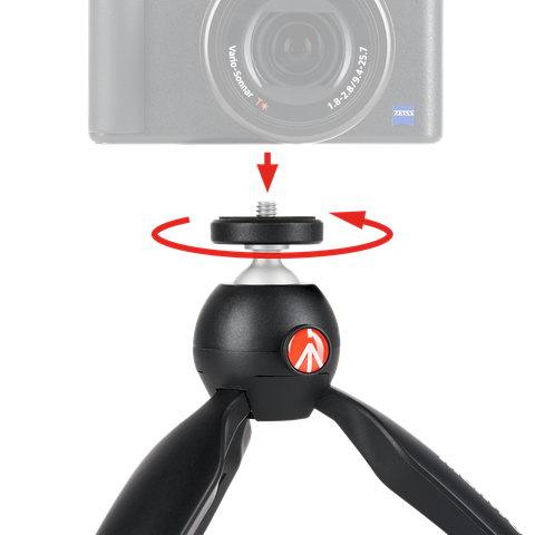  Chân máy Manfrotto PIXI Mini Table Top Tripod Black 